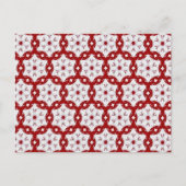 Weihnachtsrot Postkarte (Vorderseite)