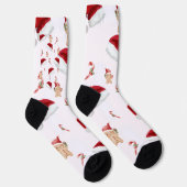 Weihnachtsrot Socken (Rechts)