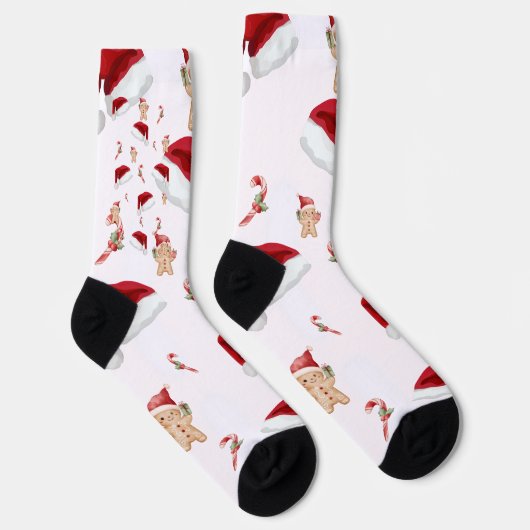 Weihnachtsrot Socken (Rechts)