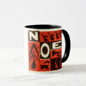 Weihnachtsrot Tasse (VorderseiteRechts)