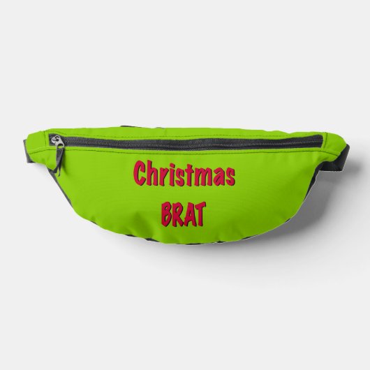 Weihnachtsrot und Brat Green Bauchtasche (Ablage )