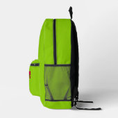 Weihnachtsrot und Brat Green Bedruckter Rucksack (Rechts)