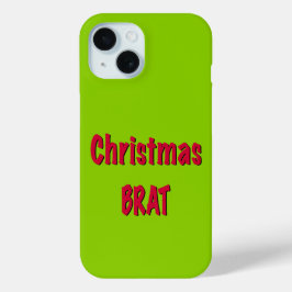 Weihnachtsrot und Brat Green Case-Mate iPhone Hülle