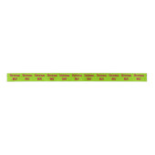 Weihnachtsrot und Brat Green Satinband (Vorderseite)