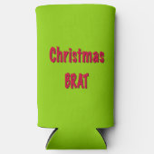 Weihnachtsrot und Brat Green Selters Dosenkühler (Vorderseite)