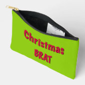 Weihnachtsrot und Brat Green Zubehörtasche (Offen)