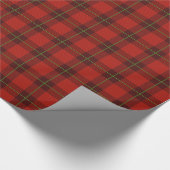 Weihnachtsrot und Grün Kariert Geschenkpapier (Ecke)