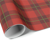 Weihnachtsrot und Grün Kariert Geschenkpapier (Rolleneckpunkt)