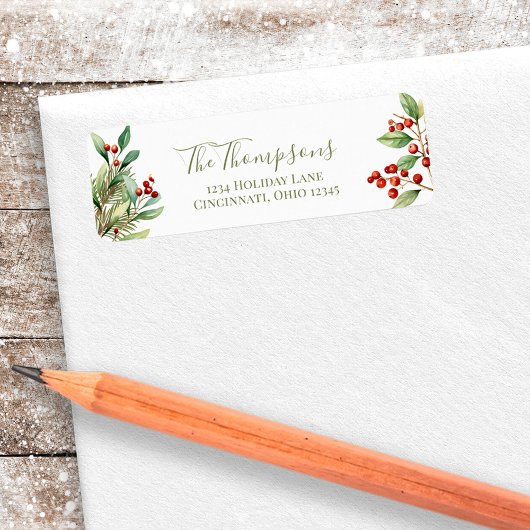 Weihnachtsrot und Grüne botanische Vegetation