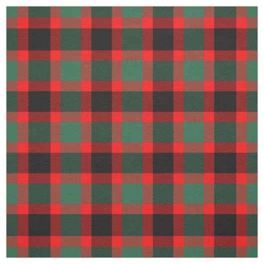 Weihnachtsrot und Grünes Kariertes Muster Stoff (Muster)