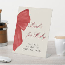 Weihnachtsrote Bogen Bücher für Baby-Bibliotheksdi