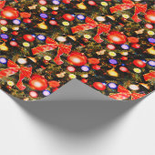 Weihnachtsroter Bogen Geschenkpapier (Ecke)
