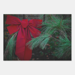 Weihnachtsroter Bogen Geschenkpapier Set