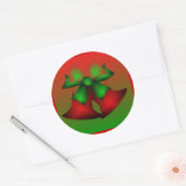 Weihnachtsroter Glocken I Sticker (Umschlag)