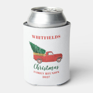Weihnachtsroter LKW-Familientreffen Benutzerdefini Dosenkühler