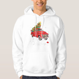 Weihnachtsroter LKW Xmas Baum Vintag G Hoodie