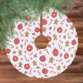 Weihnachtsroter Weihnachtsschmuck Polyester Weihnachtsbaumdecke
