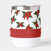 Weihnachtsrotes florales Botanik (Links)