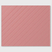 Weihnachtsrotes gestreiftes Packpapier (Flach)