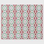 Weihnachtsrotes Grün spielt Packpapier die (Flach)