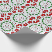 Weihnachtsrotes Grün spielt Packpapier die (Ecke)