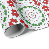Weihnachtsrotes Grün spielt Packpapier die (Rolleneckpunkt)