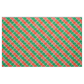 Weihnachtsrotes grünes Skala-Muster-Gewebe Stoff (Fat Quarter (45,7 x 55,9 cm))