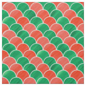 Weihnachtsrotes grünes Skala-Muster-Gewebe Stoff (Muster)