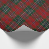 Weihnachtsrotes kariertes geschenkpapier (Ecke)