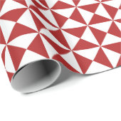 Weihnachtsrotes modernes Muster-Packpapier Geschenkpapier (Rolleneckpunkt)