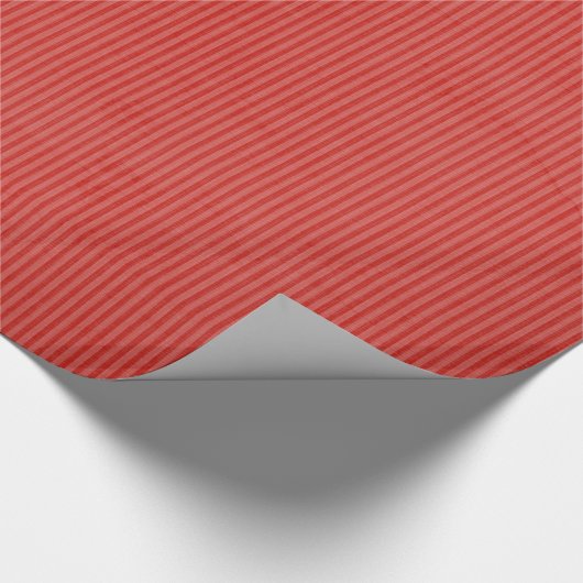 Weihnachtsrotes Streifen Streifenpapier Geschenkpapier (Ecke)