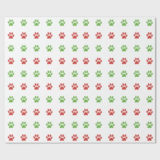 Weihnachtsrotes u. grünes geschenkpapier (Saum)