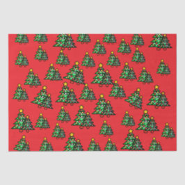 Weihnachtsrottpapier Seidenpapier