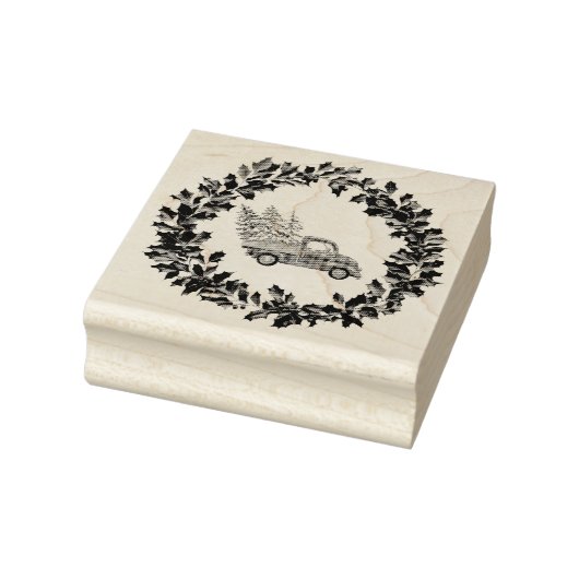 Weihnachtsrottwagen Gummistempel (Stempel)