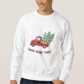 Weihnachtsrottwagen Sweatshirt (Vorderseite)