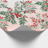 Weihnachtsrowan Geschenkpapier (Ecke)