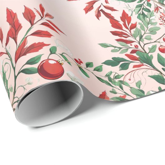 Weihnachtsrowan Geschenkpapier (Rolleneckpunkt)