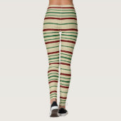 Weihnachtsrübe gestreift leggings (Rückseite)
