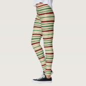 Weihnachtsrübe gestreift leggings (Links)