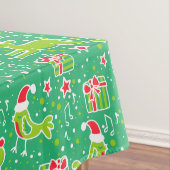 Weihnachtsrüber und Vogelgezwitscher Tischdecke (Beispiel)