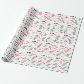 Weihnachtsrückblick 2025 geschenkpapier (Ungerollt)