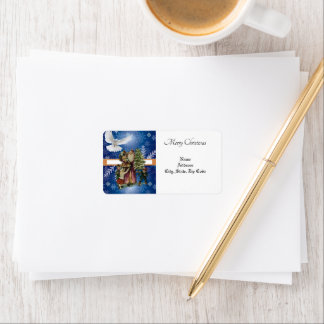 Weihnachtsrückgabe/ Versandadresse Adressaufkleber