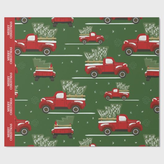 Weihnachtsruckpapier Geschenkpapier (Flach)