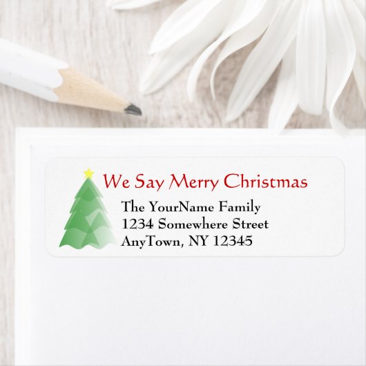 Weihnachtsrücksendeadresse (Insitu)