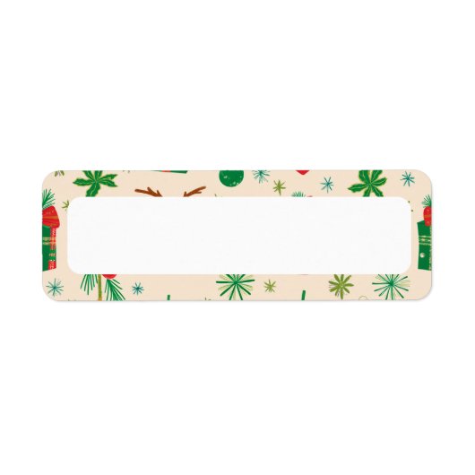 Weihnachtsrücksendeadresse (Vorne)