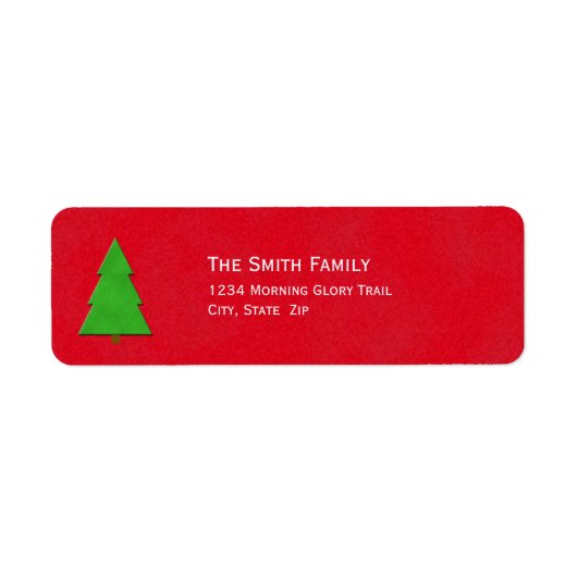 Weihnachtsrücksendeadresse (Vorne)