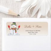 WeihnachtsRücksendeadressen-Aufkleber (Insitu)