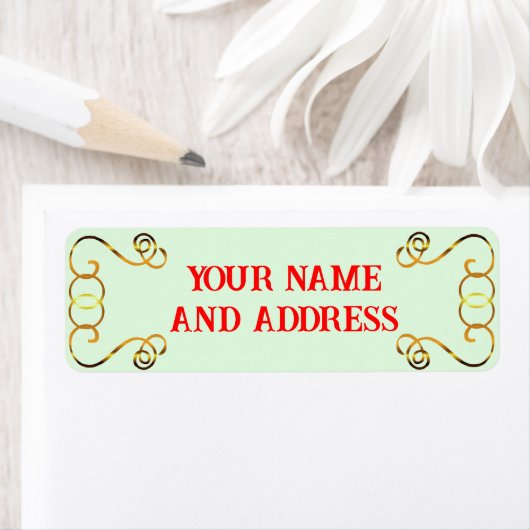 WeihnachtsRücksendeadressen-Aufkleber (Insitu)