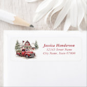 WeihnachtsRücksendeadressen-Aufkleber (Insitu)