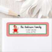 WeihnachtsRücksendeadressen-Aufkleber (Insitu)